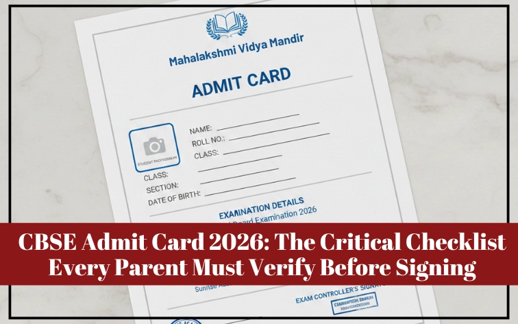 cbse admit card 2026 verification | MVM CBSE Chenni